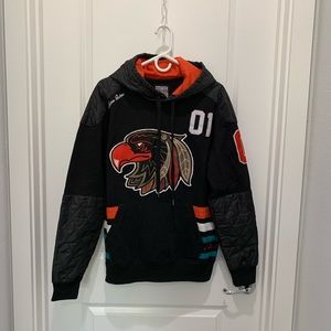 Native Borne hooded sweater.